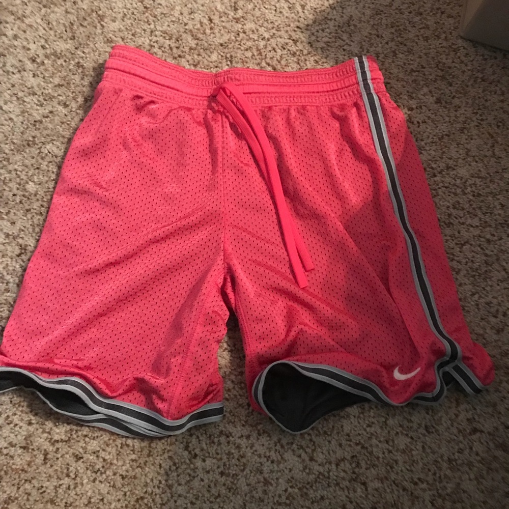 Pink nike shorts